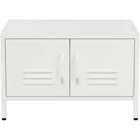 Lendo Online Table basse 68x50x44 cm Métal Blanc