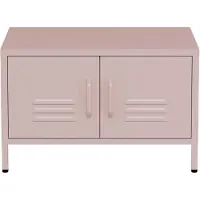 Lendo Online Table basse 68x50x44 cm Métal Rose