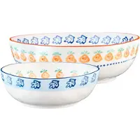 Bjorn Saladier Napoli Ø23,5cm Et Ø28cm - 2 Pièces - Agrume