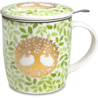Spiru Mug Avec Infuseur Métal Arbre De Vie