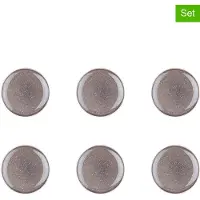 Bjorn assiette STELLAR Ø18cm - 6 pièces - Gris béton