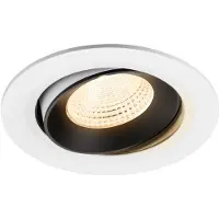 SLV Spot encastré Numinos Move L blanc/noir 2700K - 55 deg