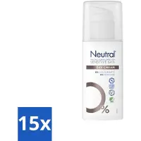 Neutral Neutre - Crème de Jour - Peaux Sensibles - Sans Parfum - 50 ml - Pack Avantage - 15 pièces