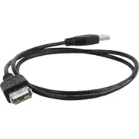 Gembird USB 2.0-Verlängerungskabel, 0,75 m, schwarz