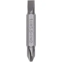 Bosch 2609255954 Embout de tournevis double Plat 1 x 5,5 + PH2