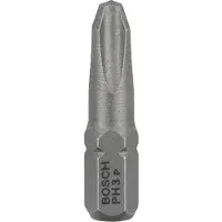 Bosch Embout cruciforme PH 3 Accessories 2607001515 extra-dur Forme: C 6.3 3 pc(s)