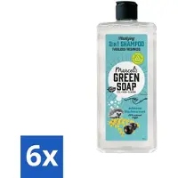 Marcels Green Soap Marcel's Green Soap - Shampooing & Après-Shampooing 2-en-1 - Mimosa & Cassis - Soin en un - 300 ml - Pack avantage - 6 pièces