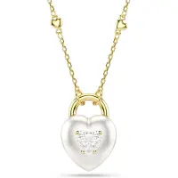 Swarovski Chaîne or / transparent / blanc