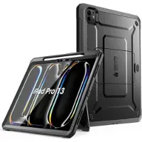 Supcase Coque Intégrale pour iPad Pro 13 2024 Antichoc avec Béquille Support Noir