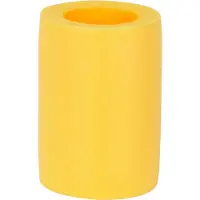 Kerlis Jeu de connecteurs pour frites en mousse - - NOODLE - Jaune - Hauteur 14 cm, diamètre 7 cm