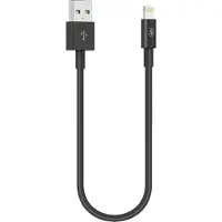 Sign Câble USB avec Lightning 2,4A, pour iPhone et iPad, 25 cm - Noir