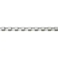 Fellowes Dos de reliure plastique A4 100 pcs - 10 mm, blanc, Relieuse : accessoires, Blanc
