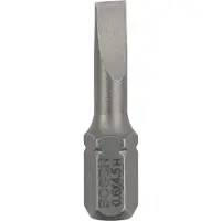 Bosch Schrauberbit Extra-Hart S 0,6 x 4,5, 25 mm, 3er-Pack