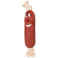 Trixie Saucisse Snack Toy Avec Corde - 11 Cm