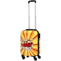 Suiteble Hand Luggage Suitcase - Incl. Packing Straps & Number Lock - 28 litres - 54 x 33,5 x 21,5 cm - Yellow