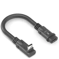 PureLink PureInstall MicroX4, 0,1 m, USB C, USB C, USB4 Gen 2x2, 20 Gbit/s, noir