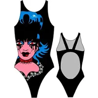 Turbo Gothic Swimsuit Noir L Femme