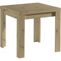 Möbelando Esstisch >Monterrey< ausziehbar bis 136cm in Asteiche - 80/136x78x80cm (BxHxT)