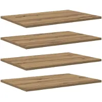vidaXL Étagère à livres 4 pcs Marron 60 x 40 x 1.5 cm