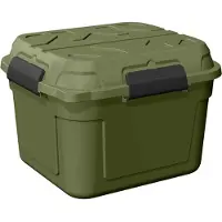 Sunware Q-line boîte de rangement étanche 90L vert noir (90 l, 60.10 x 53.10 x 42.50 cm)