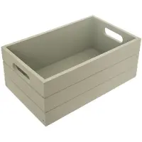 Orion Boîte de rangement en bois 26 x 16 x 11 cm