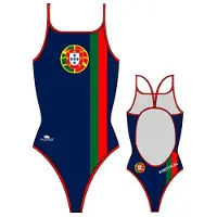Turbo Portugal Swimsuit Bleu M Femme