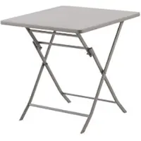 Hespéride Table De Jardin Carrée Greensboro 70 X 70 Cm Café -