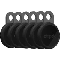 Chipolo LOOP Schwarz 6-Pack (Android, iOS), Traceur, Noir