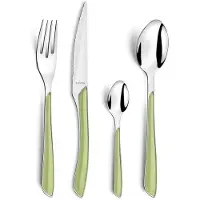 Amefa Eclat-Vert pastel - Couverts 24 pièces