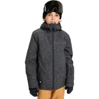 Quiksilver Mission Printed Jacket Noir,Gris 12 Years Garçon