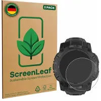 ScreenLeaf Film de protection d'écran, Protection d'écran Écologique, Clear, Anti-Rayures, Film de protection pour smartwatch, Transparent