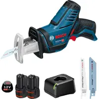 Bosch Scie sabre sans fil GSA 12V-14 / 2x batterie 3,0 Ah + chargeur