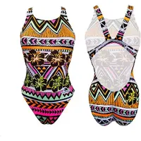 Turbo Azteki Swimsuit Orange 5XL Femme