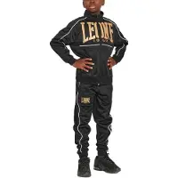 Leone1947 Premium Logo Tracksuit Noir XL Enfants