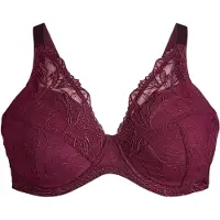 Zizzi Soutien-gorge lie de vin