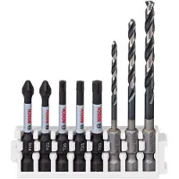 Bosch Assortiment de 8 embouts de vissage et de forets 50 mm PH2, PZ2, T20, T25, T30 - 260925C158