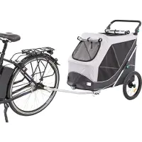 Trixie Remorque à vélo pour chien (pliable) - L