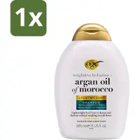 OGX - Huile d'argan du Maroc - Shampooing - Léger - Usage quotidien - 385 ml - 1 pièce