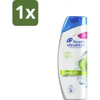 Head & shoulders - Shampooing - Apple Fresh - Parfum rafraîchissant et naturel de pomme - 400 ml - 1 pièce