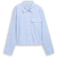 Tom Tailor 1050270 Long Sleeve Shirt Bleu 2XL Femme