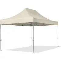 TOOLPORT 3x4,5 m Tonnelle pliante Alu, PES 800, crème