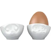 Tassen Set 2 Coquetiers Bisou Et Rêveur