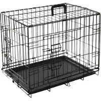 Karlie Cage métallique noire (Chien, Lavable, Pliable)