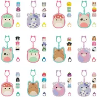 Squishalongs sleutelhanger clips assorti