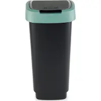 Rotho Twist Green - trash bin – 25l