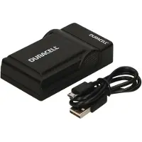 Duracell - Chargeur de batterie USB - noir - pour Nikon D3200, D5100, D5200, D5300, D5500, D5600, Df ; Coolpix P7000, P7100, P7700, P7800