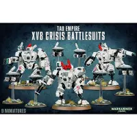 Games Workshop Warhammer 40k - Tau XV8 Crisis Battlesuit Team (Matières plastiques)