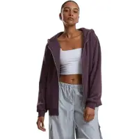 Urban Classics Fluffy Full Zip Sweatshirt Violet XS Femme