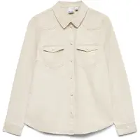 Vero Moda Maria Long Sleeve Shirt Beige XS Femme