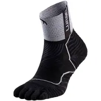 Lurbel Chaussettes Tiwar Toe Three Noir Gris, Taille M